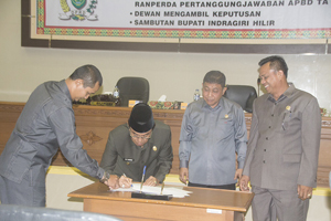 Dewan Inhil Setujui Ranperda APBD